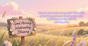 Good Morning Wednesday Blessing
