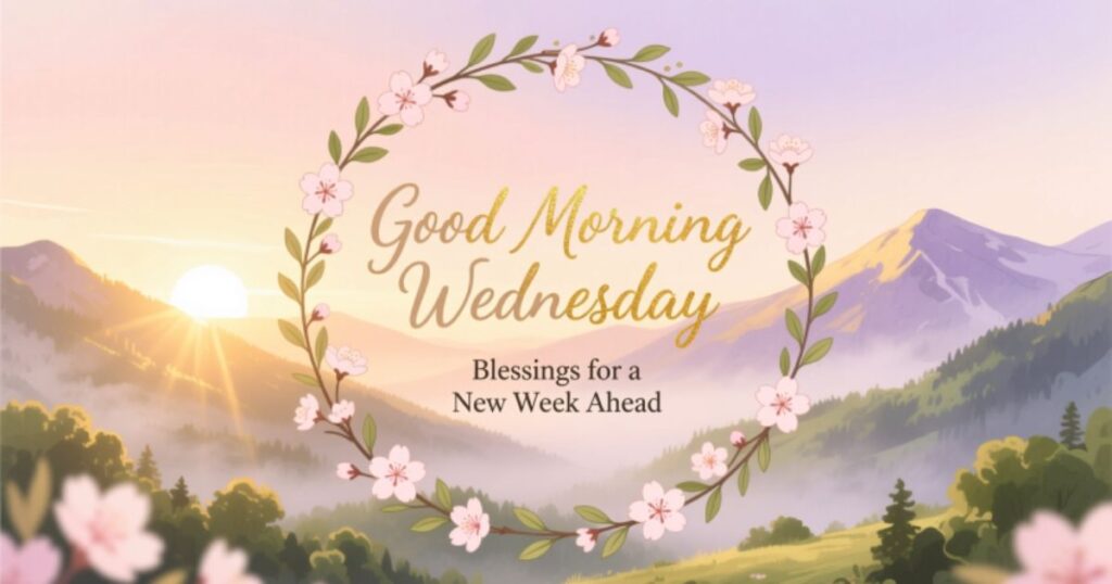 Good Morning Wednesday Blessings Message
