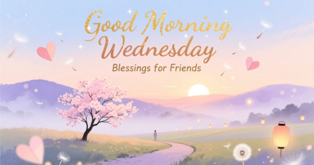 Good Morning Wednesday Blessings for Friends