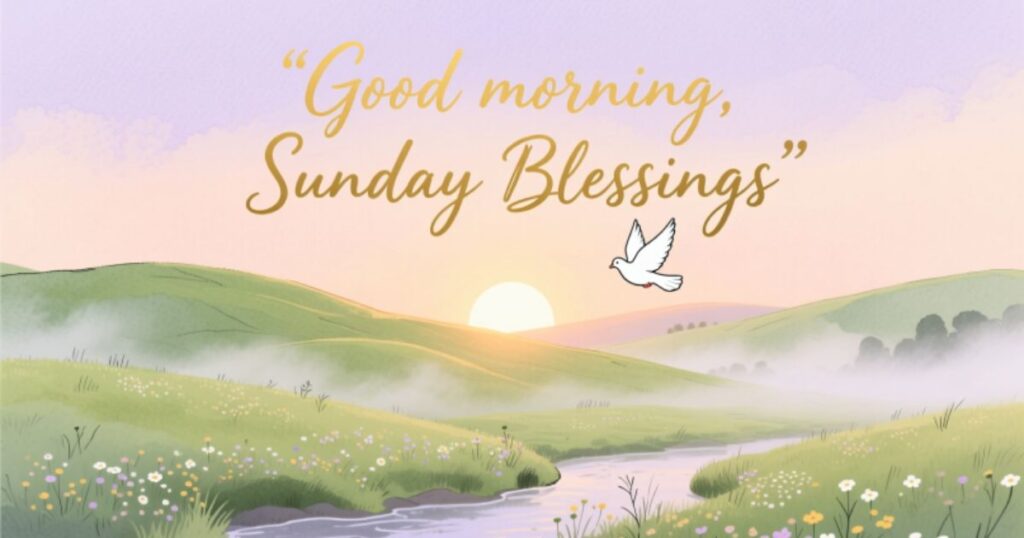 Good morning Sunday Blessings Quotes