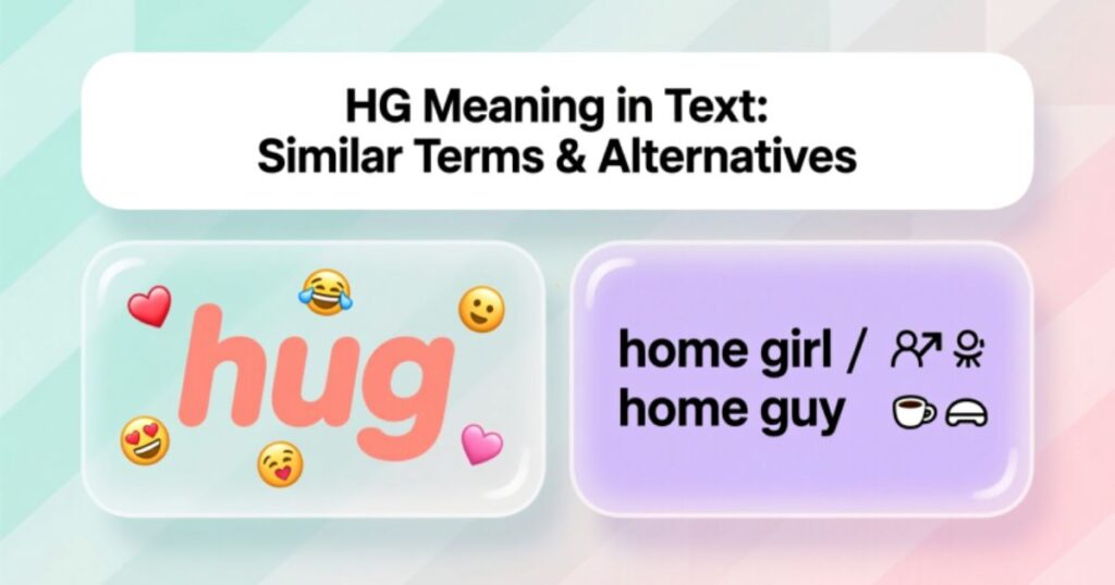 HG Meaning in Text: Similar Terms & Alternatives