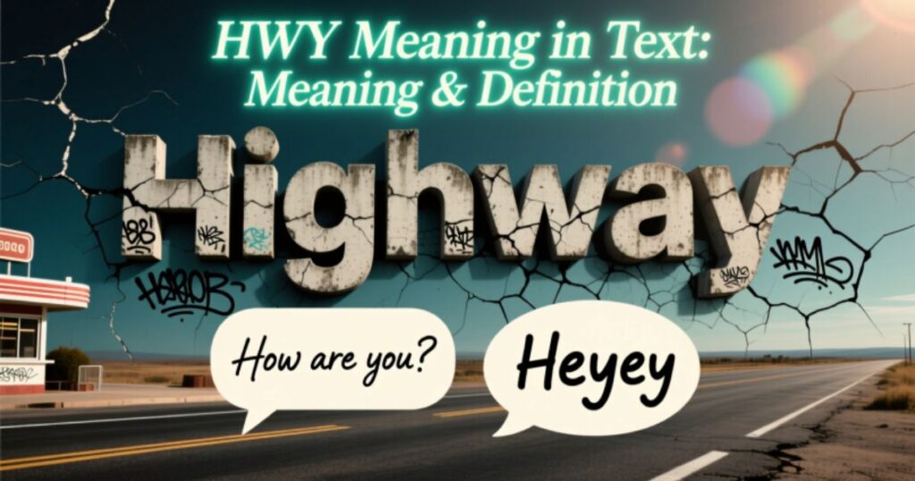 HWY Meaning in Text Meaning & Definition