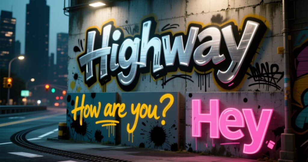 HWY Meaning in Text Usage in Different Contexts
