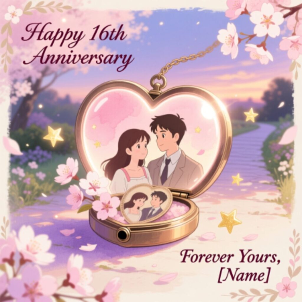 Happy 16th Anniversary Wishes for Boyfriend