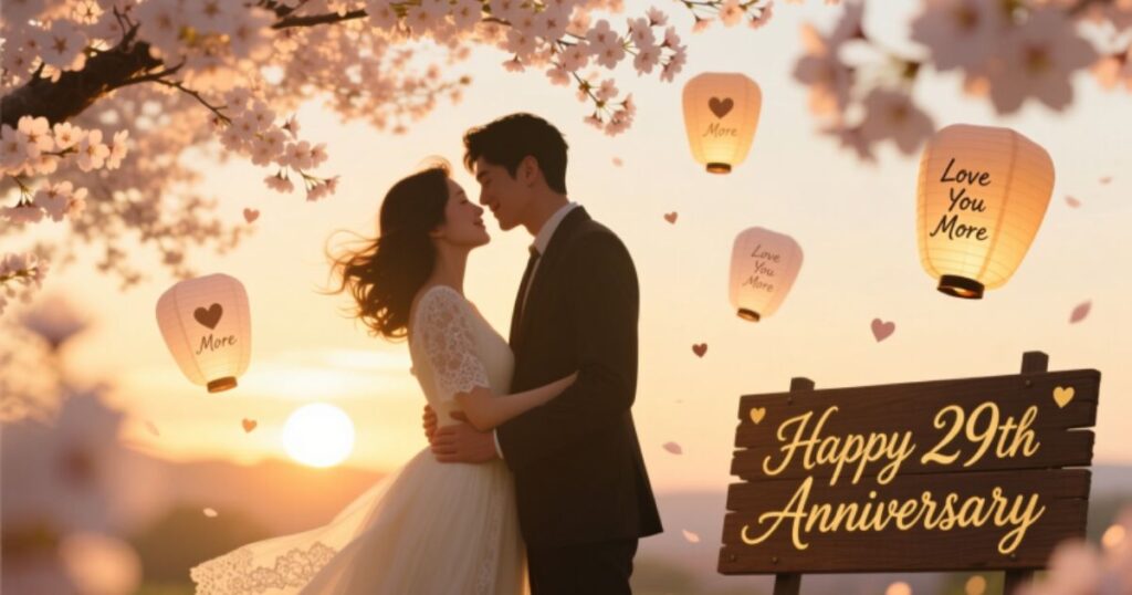 Happy 29th Anniversary Wishes for Wife
