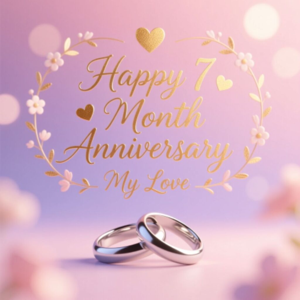 Happy 7 Month Anniversary My Love
