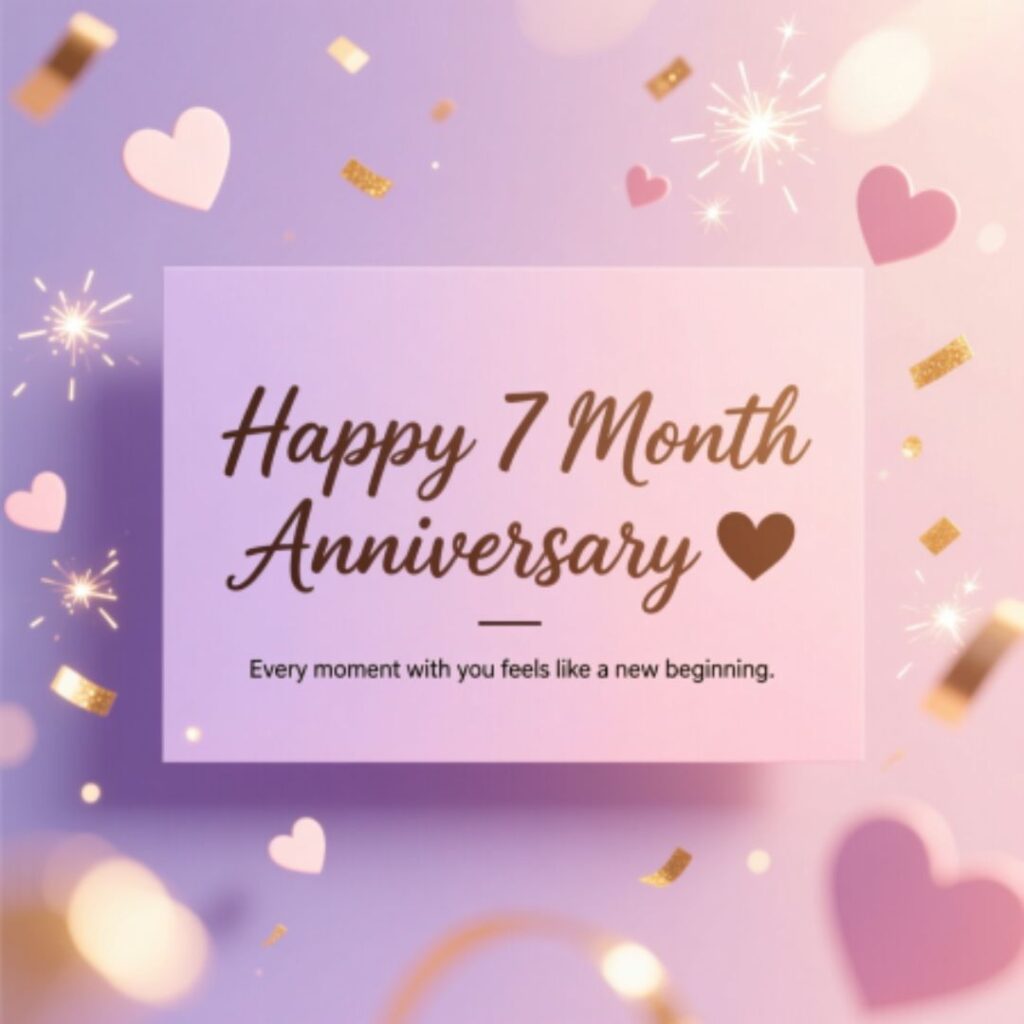 Happy 7 Month Anniversary Text Messages