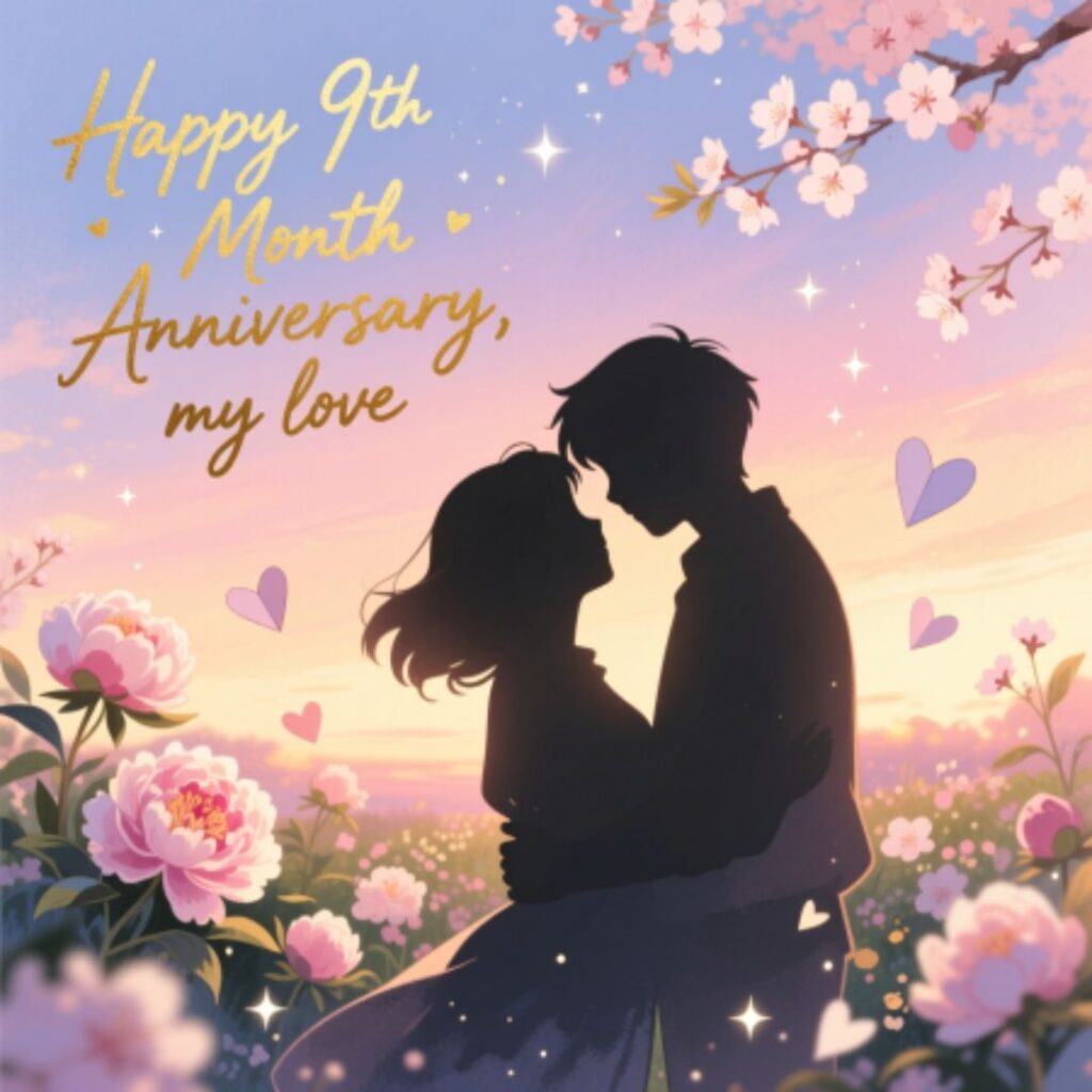 Happy 9th Month Anniversary, my love