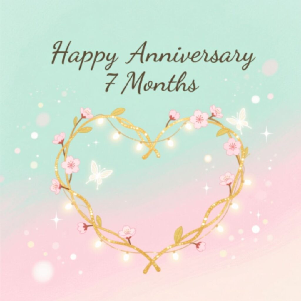 Happy Anniversary 7 Month Wishes