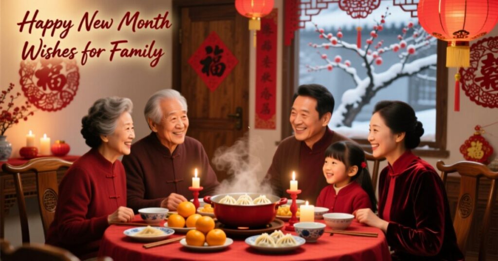 Happy New Month Wishes for Family