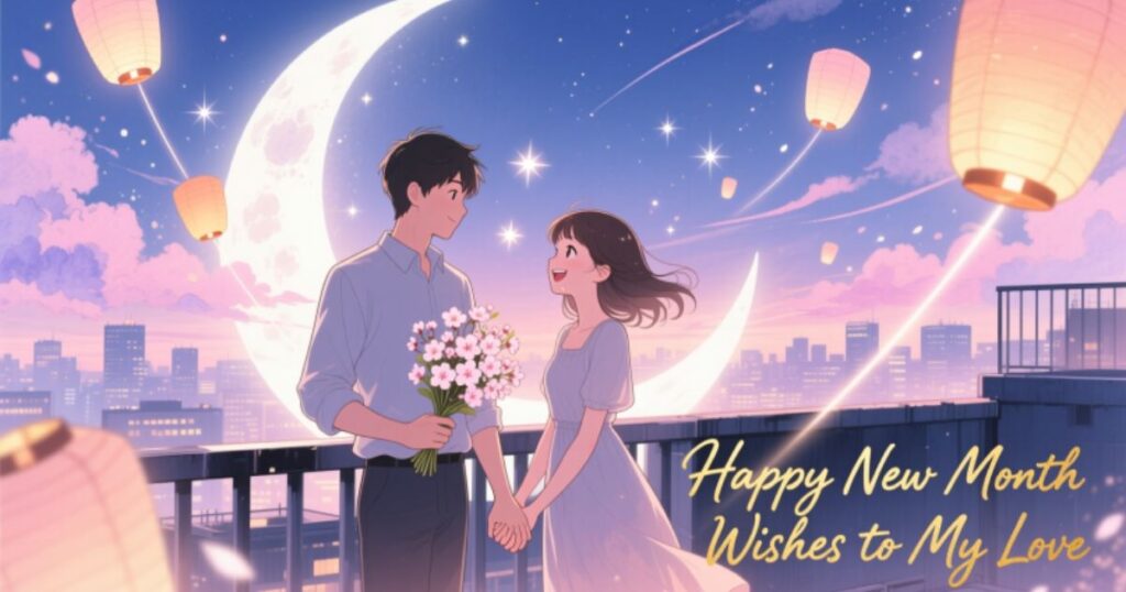 Happy New Month Wishes to My Love