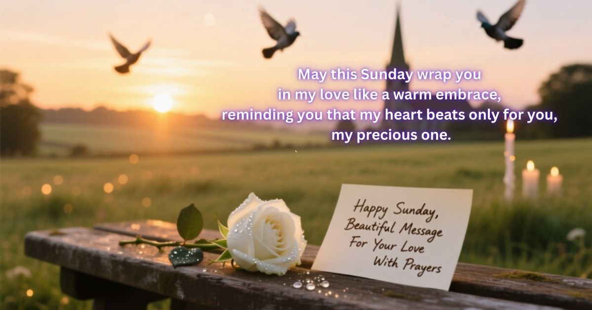 Happy Sunday Beautiful Message For Your Love With Prayers