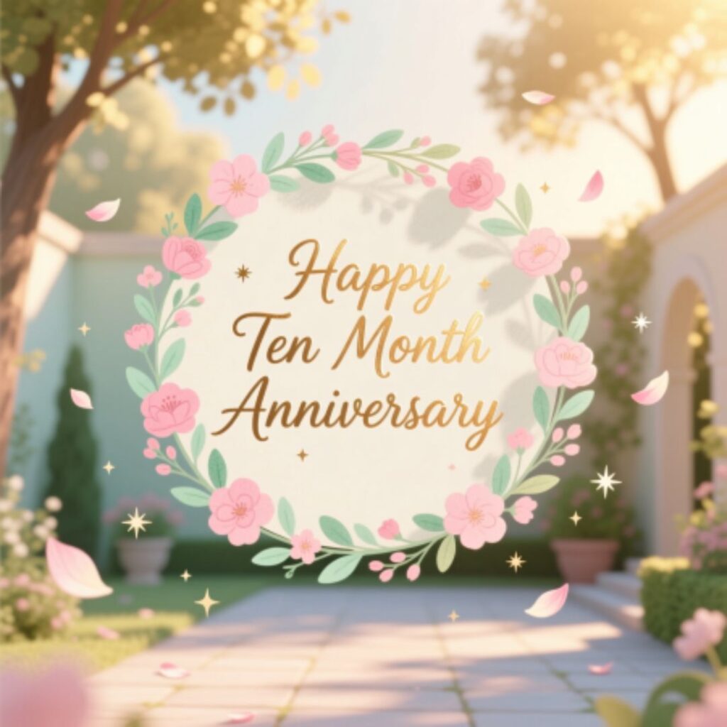 Happy Ten Month Anniversary