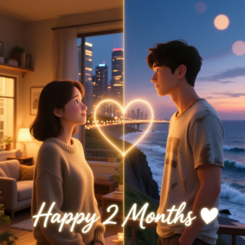 Happy Two Months Anniversary for Long-Distance Relationships
