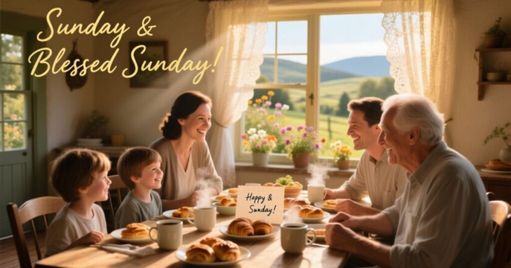 Happy and Blessed Sunday Morning Wishes for Friends and Family