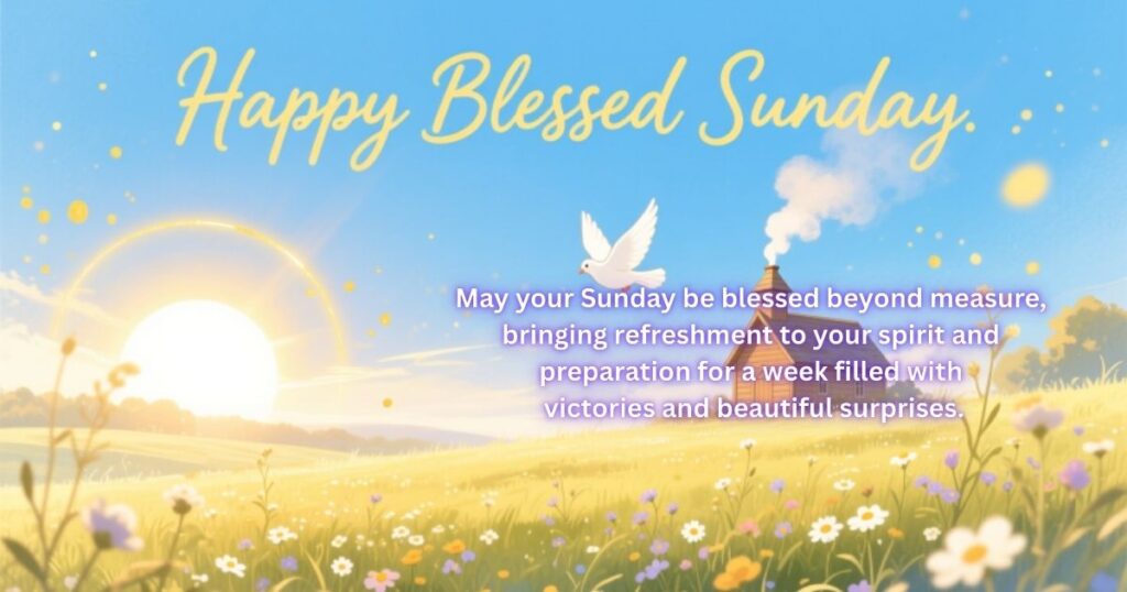 Happy blessed Sunday greetings