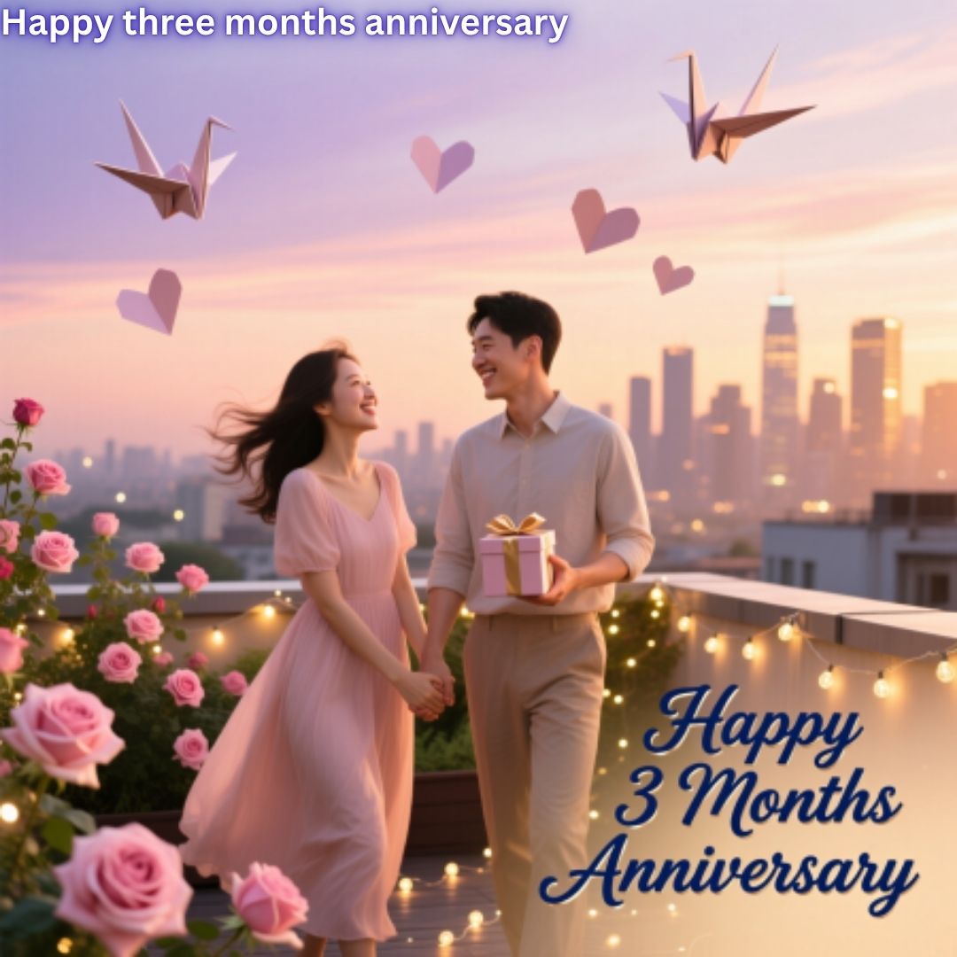 Happy three months anniversary