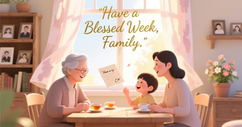 Have a Blessed Week Messages for Family