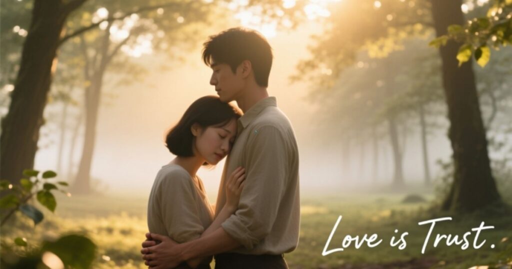 Heart touching love and trust message