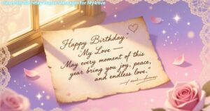 Heartfelt Birthday Prayer Messages for My Love