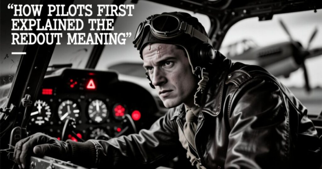 How Pilots First Explained the Redout Meaning