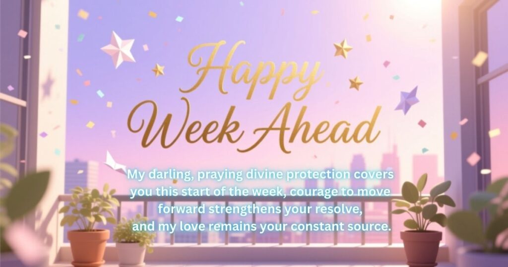 I Wish You A Great Week Ahead