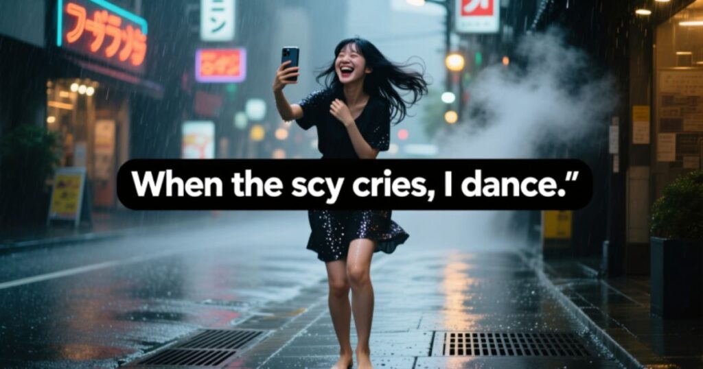 Instagram Reels & Selfie Captions in Monsoon