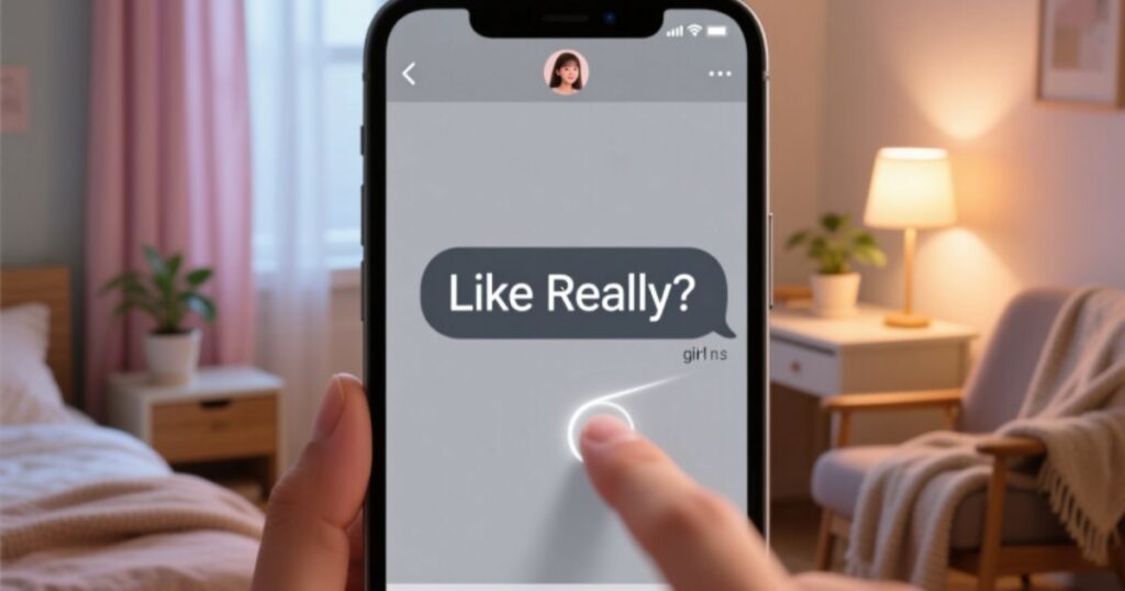 Lkr meaning in chat from a girl