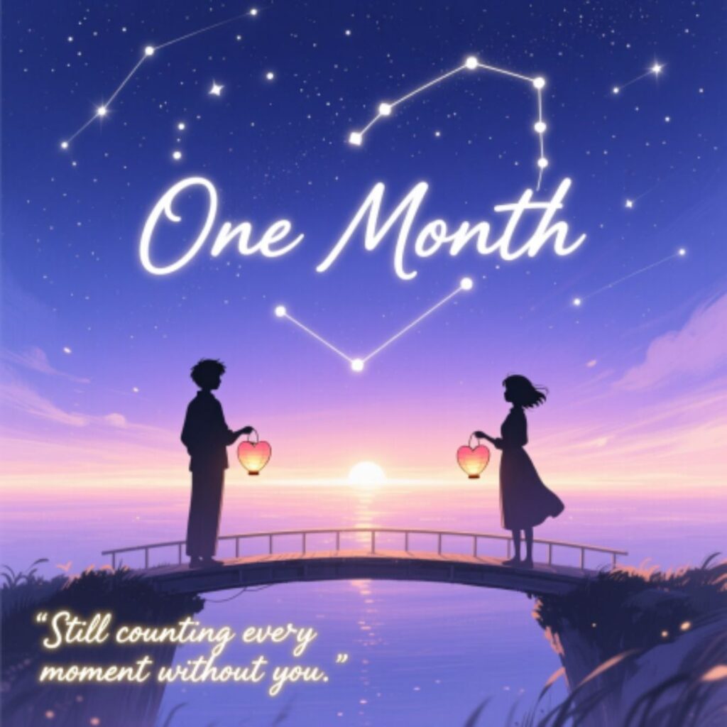 Long-Distance One Month Anniversary Messages