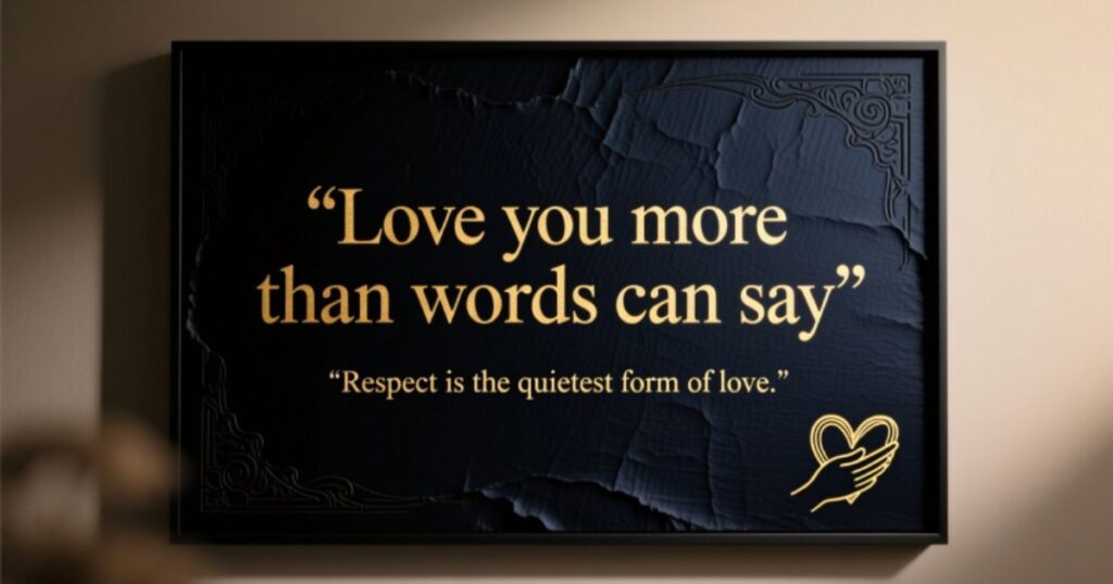 Love and Respect quotes for him