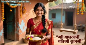 Marathi Mulgi Caption For Instagram