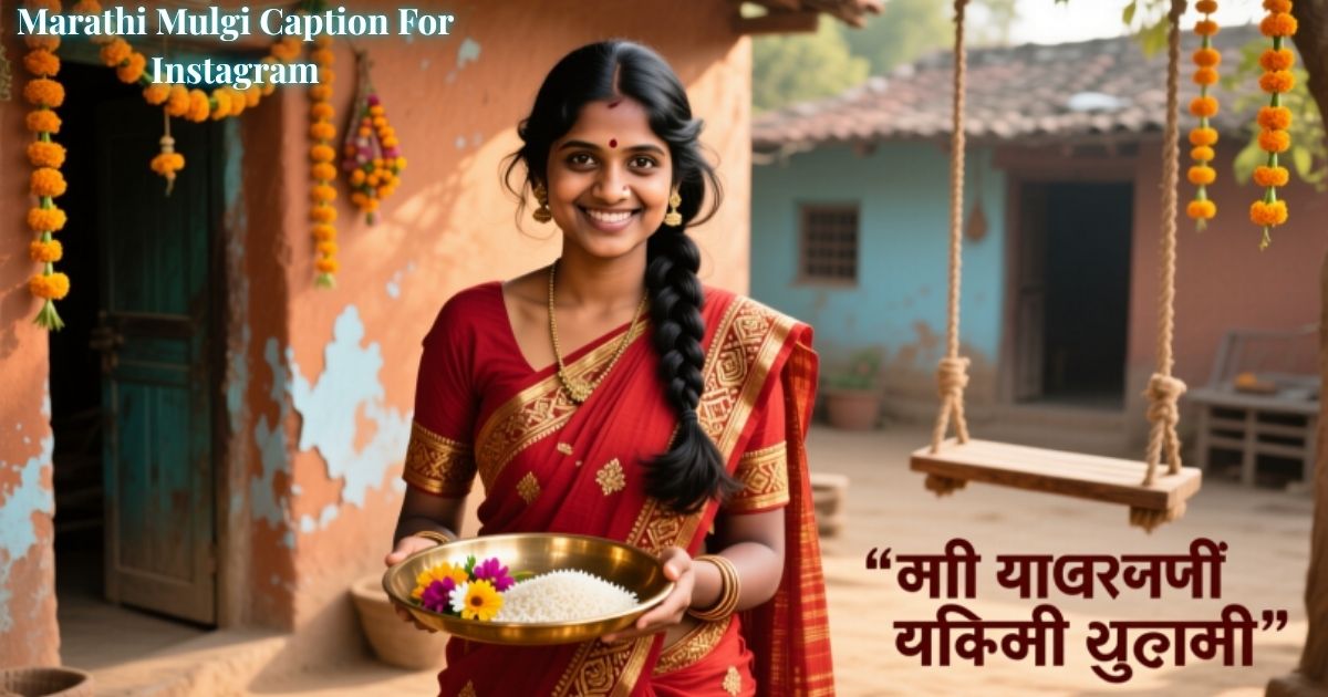 Marathi Mulgi Caption For Instagram