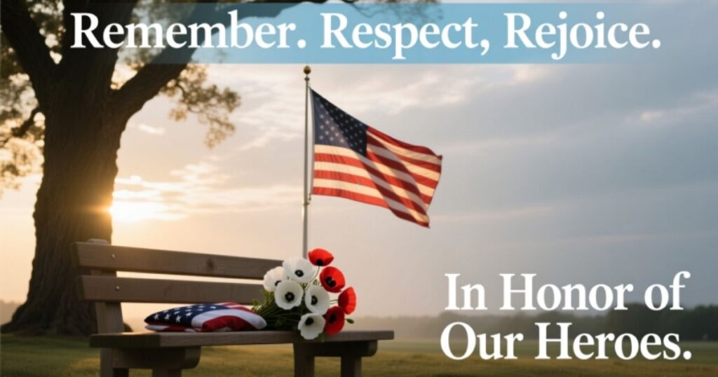 Memorial Day Blessings Card and Captions