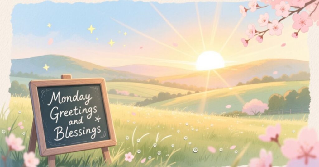 Monday Greetings and Blessings