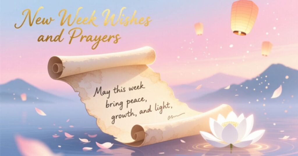 New Week Wishes and Prayers