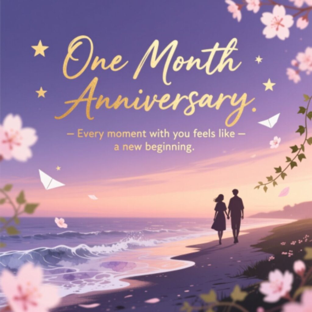 One month anniversary Quotes