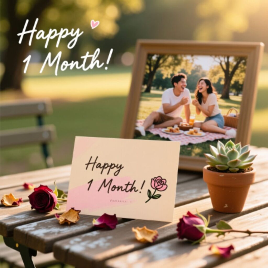 One month anniversary Wishes for friend