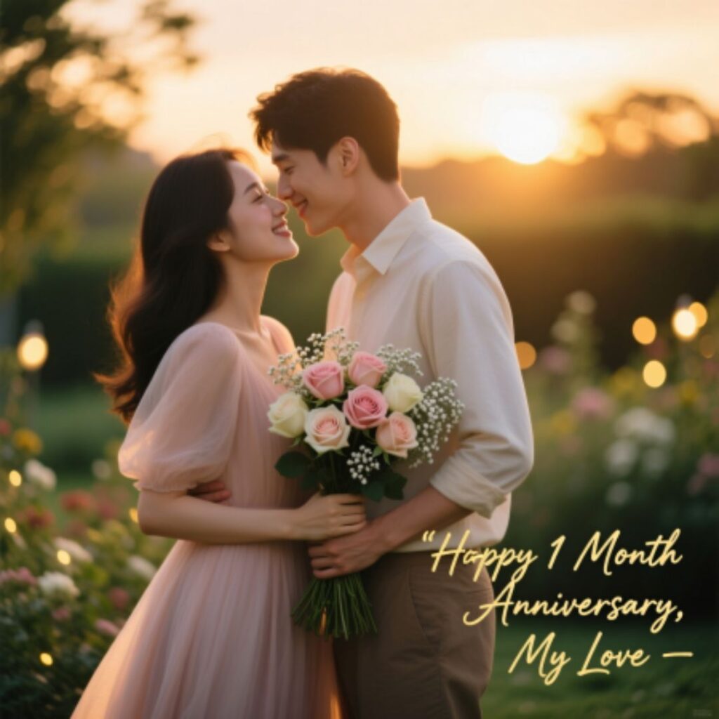 One month anniversary wishes for wife in english