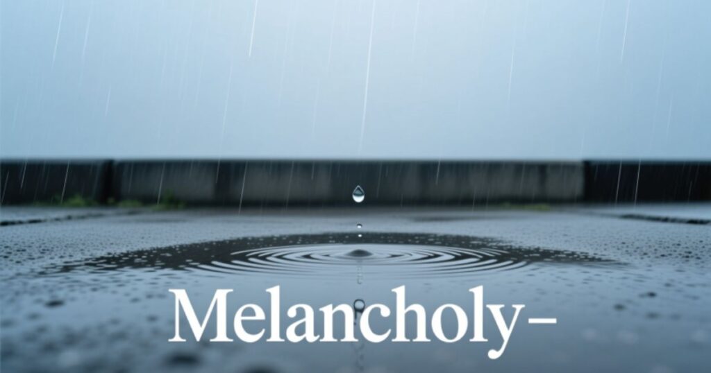 One-word rainy day captions for Instagram