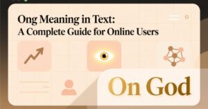 Ong Meaning in Text: A Complete Guide for Online Users