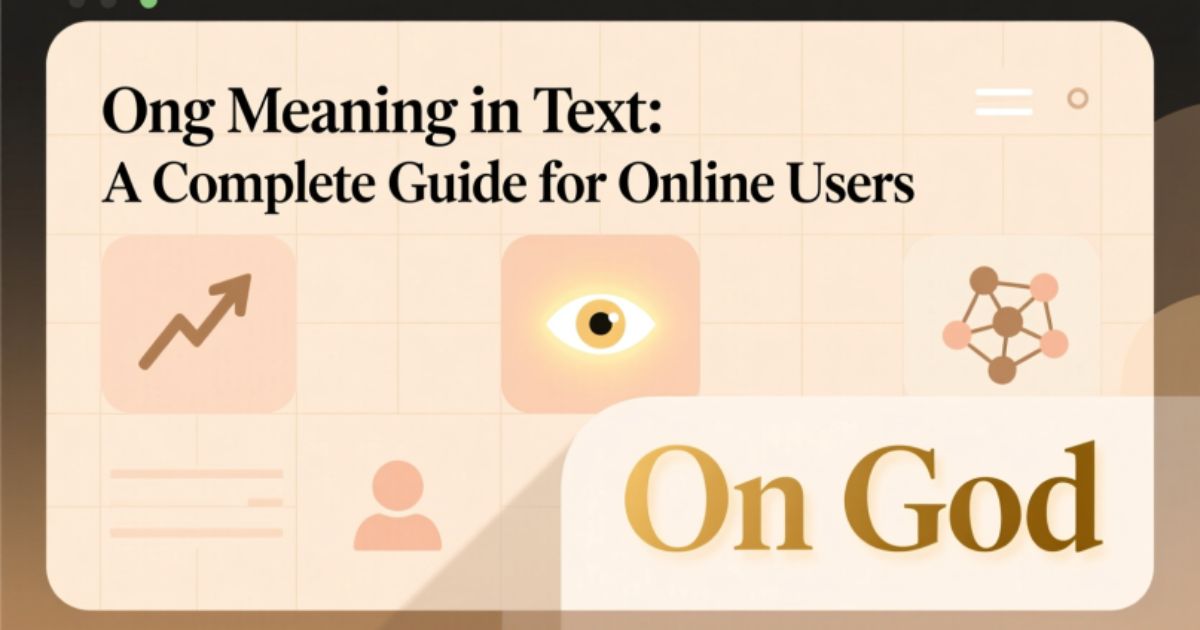 Ong Meaning in Text: A Complete Guide for Online Users