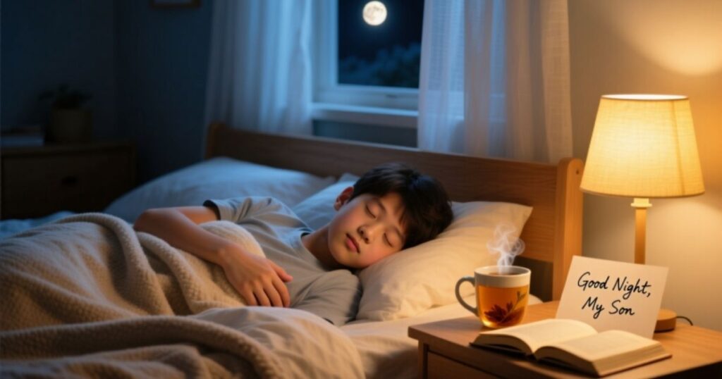 Positive Good Night Messages for Son