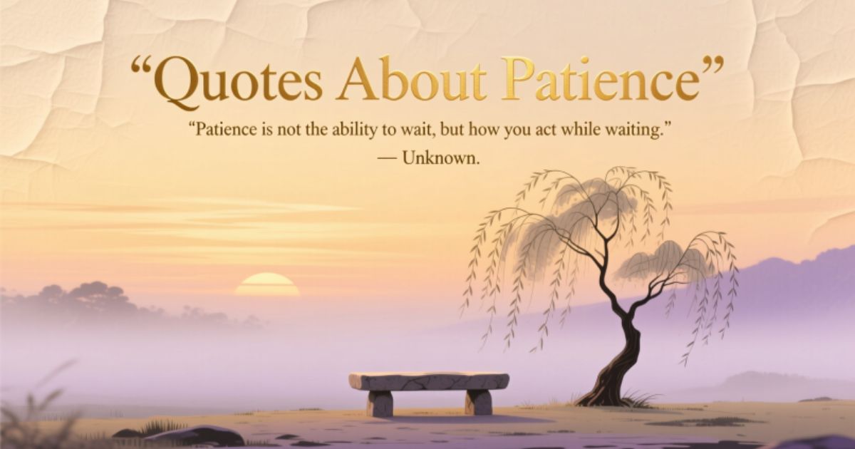 Quotes About Patience