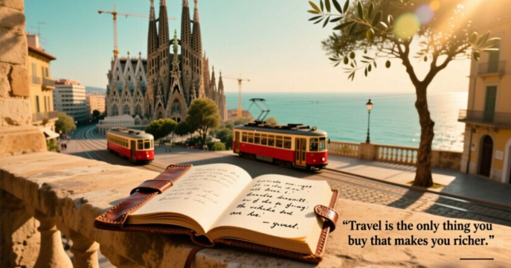 Quotes about Travel and Adventure in Barcelona