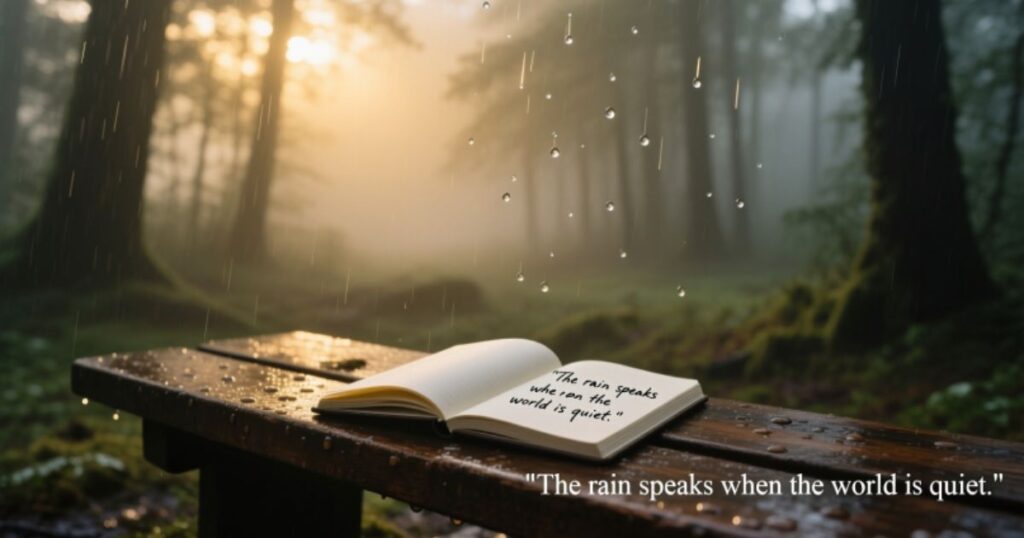 Rain quotes Short