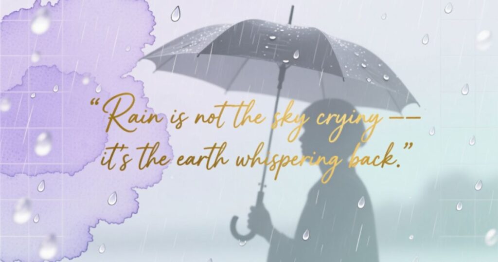 Rain quotes for Instagram