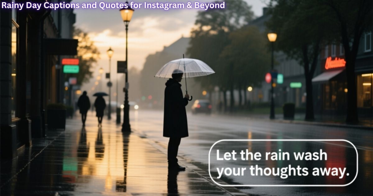 Rainy Day Captions and Quotes for Instagram & Beyond