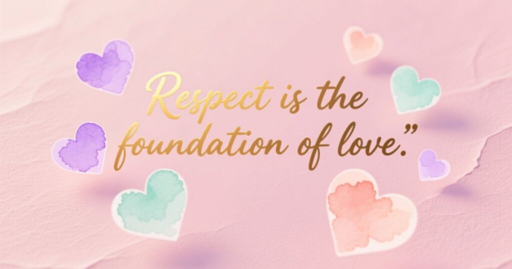 Respect quotes in relationship short