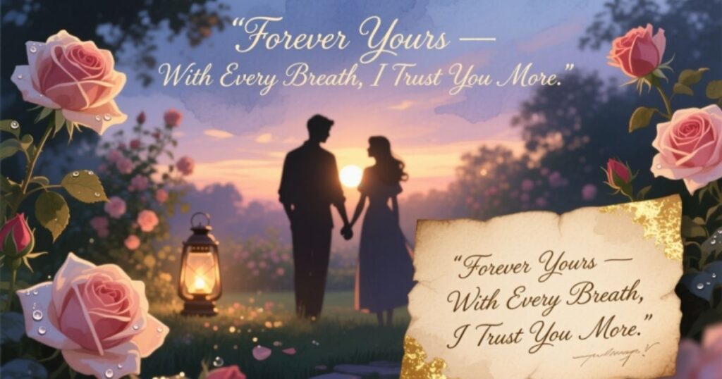 Romantic Love And Trust Messages For My Wife