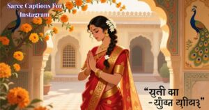 Saree Captions For Instagram